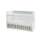 Patut balansoar, transformabil, Lorelli Dream 60 x 120 cm, White Milky Green