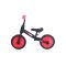 Bicicleta de echilibru, 2 in 1, cu pedale si roti auxiliare, Lorelli Runner, Black Red