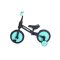 Bicicleta de echilibru, 2 in 1, cu pedale si roti auxiliare, Lorelli Runner, Black Turquoise