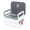 Scaun de masa ultra-pliabil Nikidom Flat Pack Booster, Gri