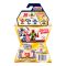 Figurina cu accesorii, Akedo, Ninja Fury, Mini Battling Action Warriors, S7