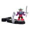 Figurina cu accesorii, Akedo, Ninja Fury, Mini Battling Action Warriors, S7