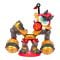 Figurina cu accesorii, Akedo, Ninja Fury, Mini Battling Action Warriors, S7