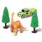 Set masinuta si figurina dinozaur Maisto, Dino Adventure, Verde
