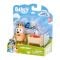 Set 2 figurine, Baby Bluey si Chilli