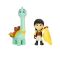 Set 2 figurine Dino Ranch, Min si Clover, DNR0005
