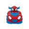 Vehicul cu figurina, Spidey Amazing Friends, Web Racers