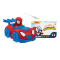 Vehicul cu figurina, Spidey Amazing Friends, Web Racers