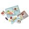 Tava cu meniu de avion, din lemn premium, Tender Leaf Toys