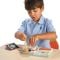 Tava cu meniu de avion, din lemn premium, Tender Leaf Toys