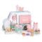 Furgoneta cu milkshake-uri a lui Kitty, din lemn premium, Tender Leaf Toys