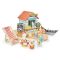 Coliba de pe plaja a lui Sandy, din lemn premium, Tender Leaf Toys