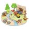 Set de joaca, camping in natura, din lemn premium, Tender Leaf Toys