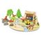 Set de joaca, camping in natura, din lemn premium, Tender Leaf Toys