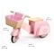 Scuter cu cos, din lemn premium, Tender Leaf Toys