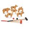 Set de croquet, din lemn premium, Tender Leaf Toys, Woodland