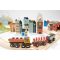 Set de tren cu vedere la munte, Tender Leaf Toys, din lemn premium