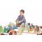 Set de tren cu vedere la munte, Tender Leaf Toys, din lemn premium