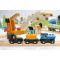 Set de tren cu vedere la munte, Tender Leaf Toys, din lemn premium