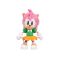 Figurina articulata, Sonic the Hedgehog, W19, Amy, 6 cm