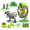 Figurina dinozaur in ou, Smashers, Mega Dino Jurassic Light-Up, Gri, S1
