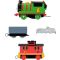 Locomotiva motorizata cu 2 vagoane, Thomas and Friends, Percy Brake Car Bruno, HHN44