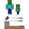 Set de joaca cu figurine, Minecraft, Redstone, Zombie Arrow Trap, JKK03
