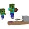 Set de joaca cu figurine, Minecraft, Redstone, Zombie Arrow Trap, JKK03