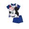 Pijama cu imprimeu Disney Mickey Mouse, Hello, Bleumarin