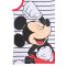 Set lenjerie de fete cu imprimeu Minnie Mouse, Alb/Rosu