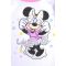 Bluza cu maneca lunga si imprimeu Minnie Mouse, Alb 20191107