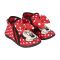 Papuci de casa Minnie Mouse, Rosu/Negru