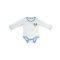 Set tricou, body si pantaloni cu imprimeu Disney Mickey Mouse, Albastru