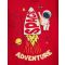 Tricou cu maneca lunga si imprimeu Zippy Space Adventure