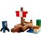 LEGO® Minecraft - Calatorie pe corabia de pirati (21259)