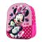 Ghiozdan mini cu 1 compartiment, Disney Minnie Mouse, 3D