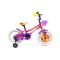 Bicicleta copii DHS, 14 inch, roz