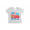 Tricou cu imprimeu frontal Cars, Champions, Gri