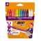 Set carioci multicolore si radiera Colour Erase Bic, P12