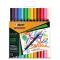 Set 12 markere de colorat cu dublu varf, Bic, Intensity
