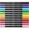 Set 12 markere de colorat cu dublu varf, Bic, Intensity