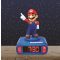 Ceas desteptator digital cu lumina de noapte, Lexibook, Super Mario