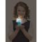Lampa 3D, Lexibook, cu efecte luminoase, Disney Frozen, 13 cm
