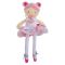 Papusa dansatoare din plus, Jolijou, Lily Rose, 36 cm, Roz