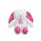 Jucarie de plus in punga cadou, Doudou, Iepuras, Te iubesc, 25 cm