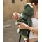 Jucarie de plus, Doudou, Ursulet, geanta crossbody, Kaki, 30 cm