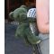 Jucarie de plus, Doudou, Ursulet, geanta crossbody, Kaki, 30 cm
