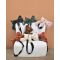 Jucarie de plus, Doudou, Ursulet, geanta crossbody, Kaki, 30 cm