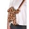 Jucarie de plus, Doudou, Ursulet, geanta crossbody, Leopard, 30 cm