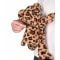 Jucarie de plus, Doudou, Ursulet, geanta crossbody, Leopard, 30 cm